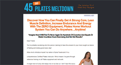 Desktop Screenshot of pilatesworkoutsolution.com